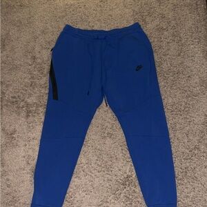 Nike Royal Blue Joggers with Black Logo